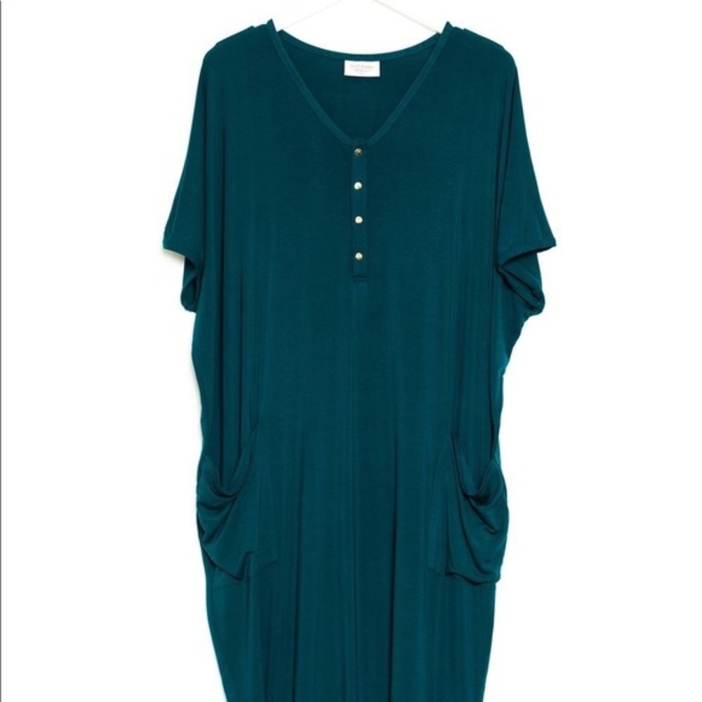 dwell + slumber cocoon dress | moroccan blue